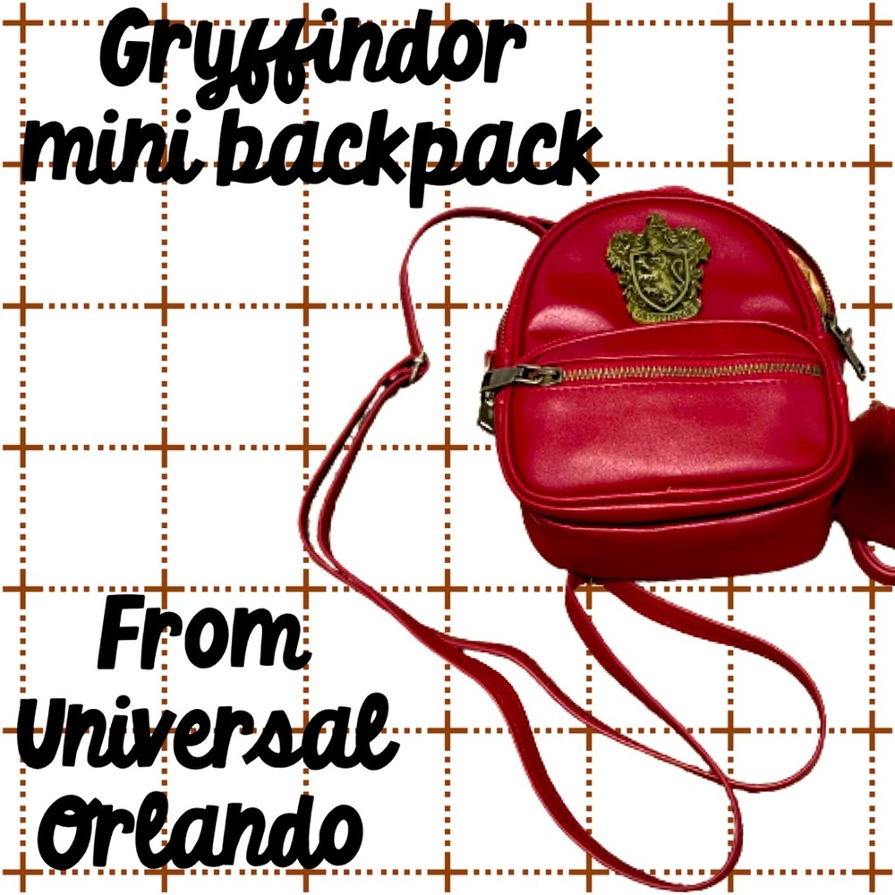 Universal Studios Harry Potter Gryffindor Mini Backpack - FROM THE PARK!
